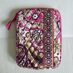Vera Bradley Tablet Mini iPad Sleeve 9" x 6.5" Pink Very Berry Paisley Case